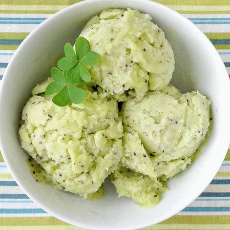 Foto di sorbetto al kiwi