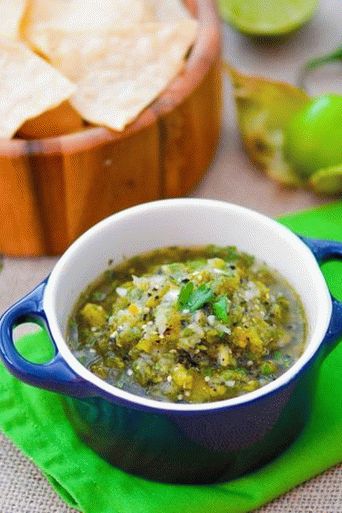 Salsa fotografica con Physalis al forno