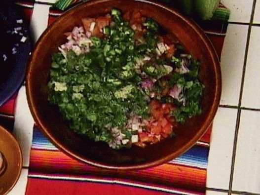 Foto di salsa con pomodoro e jalapenos