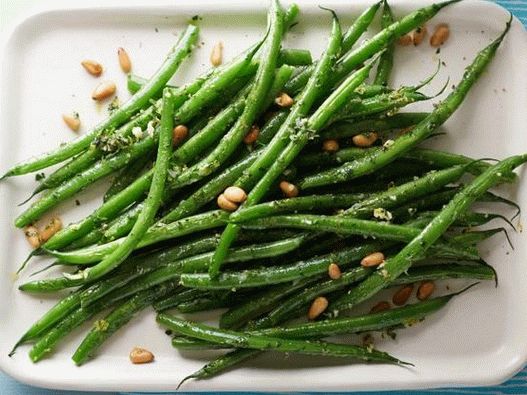 Fagiolini foto con gremolata
