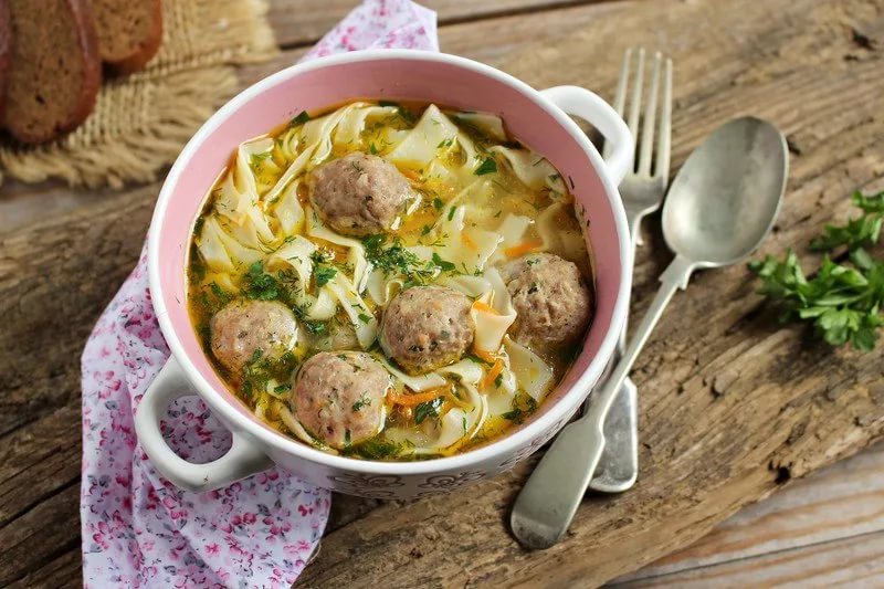 Zuppa Di Polpette Di Pasta