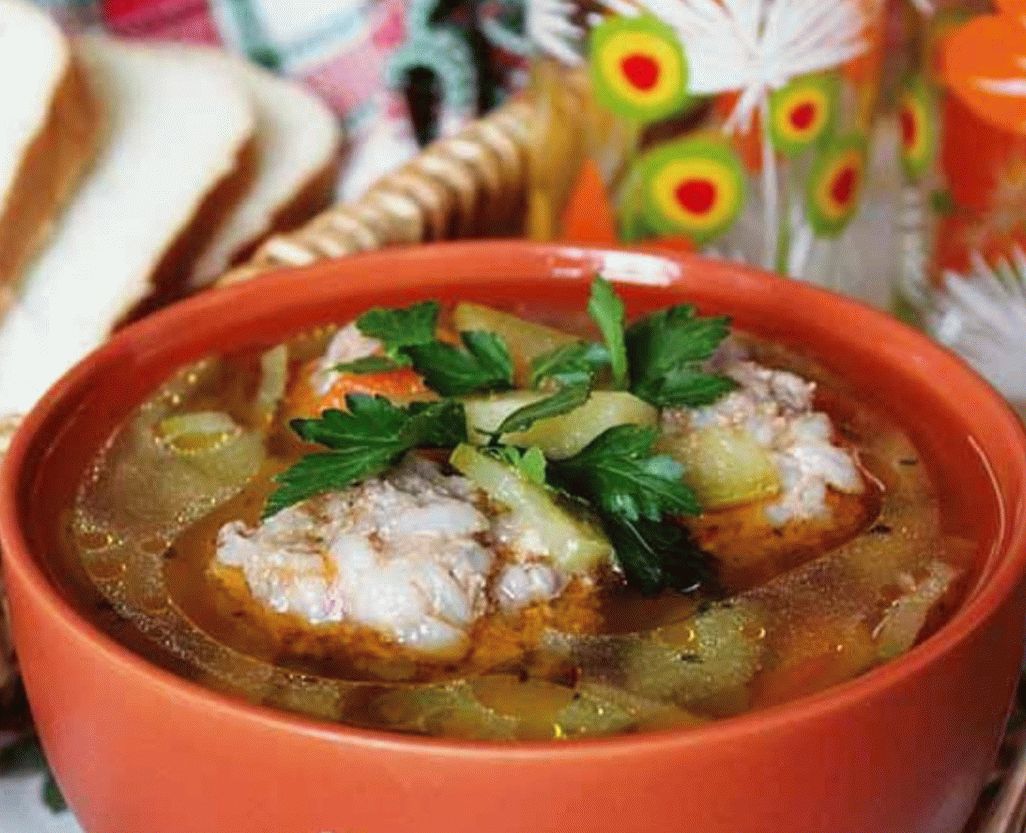 Zuppa di riccio con verdure