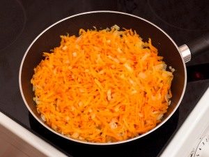 Zuppa di purè e pancetta