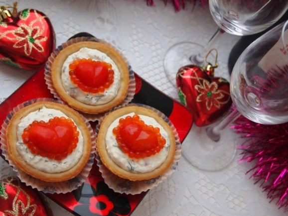 Tartellette "Cuore rosso"