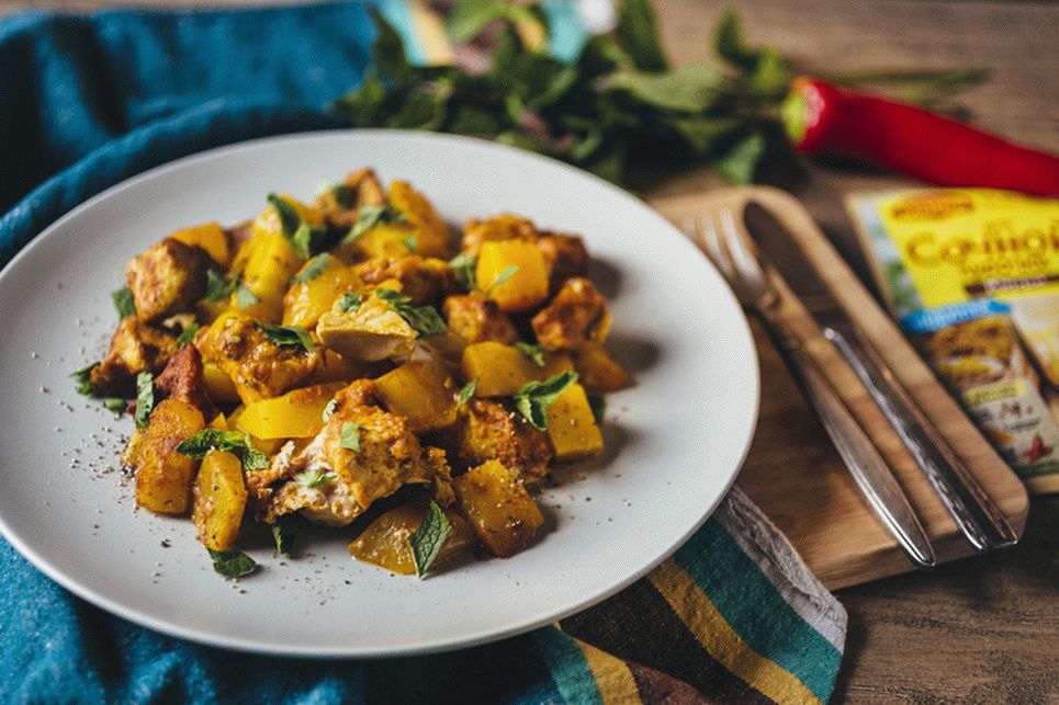 Pollo Al Curry Di Zucca