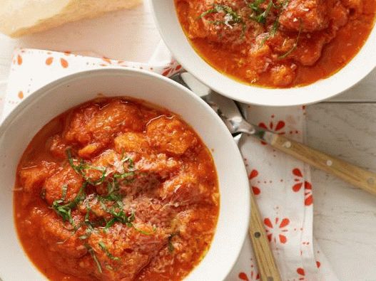 Foto Zuppa di pomodoro toscana con pane - Pappa al pomodoro