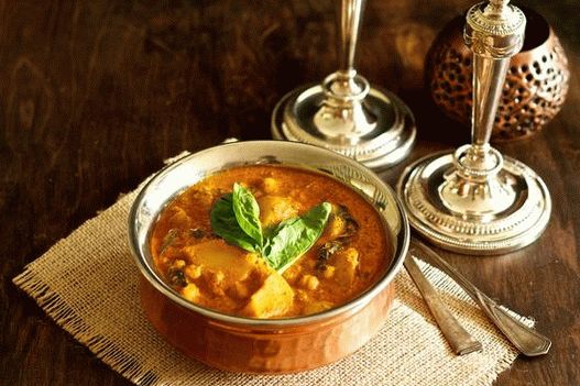 Foto di curry di verdure tradizionale