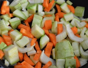 Verdure al vapore di quinoa