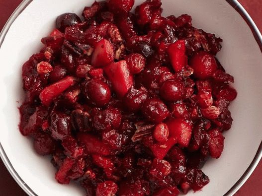 Foto Chutney di mele con mirtilli rossi