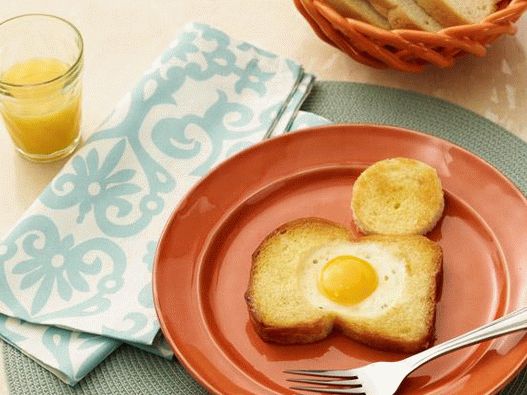 Foto Uova fritte nel pane