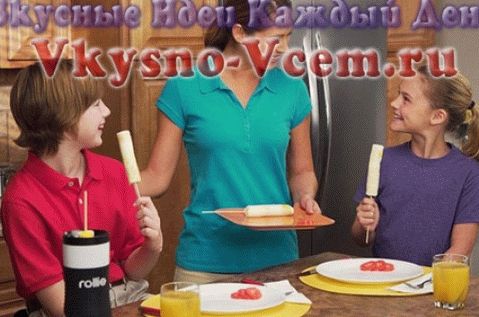 Uovo su un bastone. Notizie culinarie