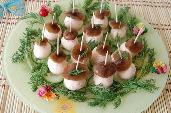 Spuntino “Funghi bianchi”