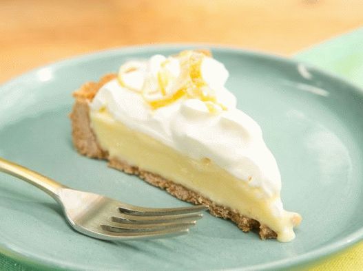 Foto di torta al limone congelata con latte condensato