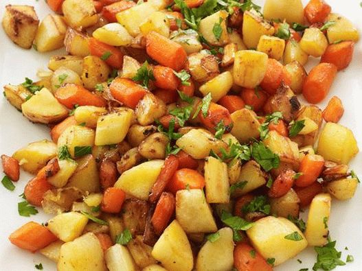 Ortaggi a radice foto cotti