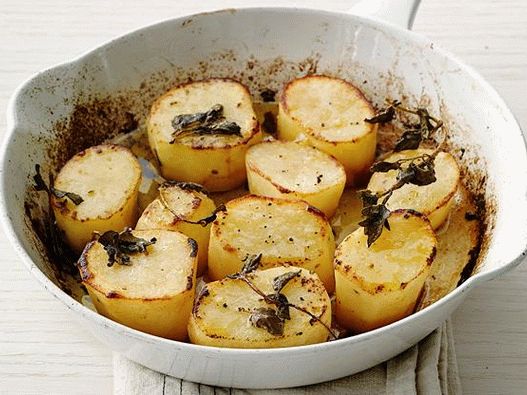 Spicchi di patate al forno con origano