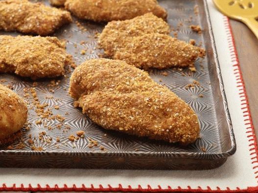 Impanatura croccante di pollo al forno