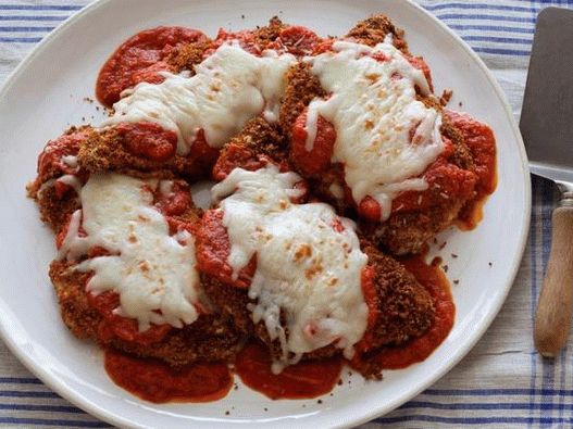 Petti di pollo con formaggio al forno