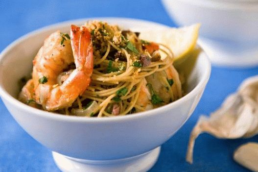 Scampi in salsa leggera Scampi in salsa leggera