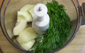 Cocktail verde con melone