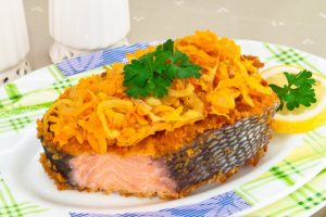 Pesce rosso fritto