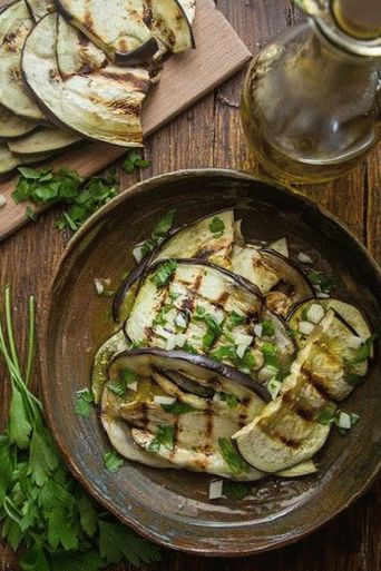 Foto di melanzane fritte in marinata piccante