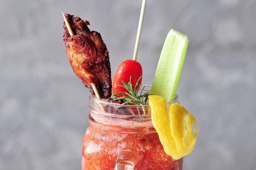 Foto di ali di pollo fritte in salsa