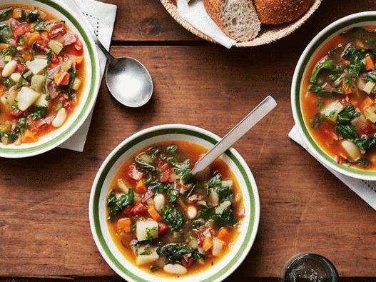 Piatti fotografici - Minestrone invernale